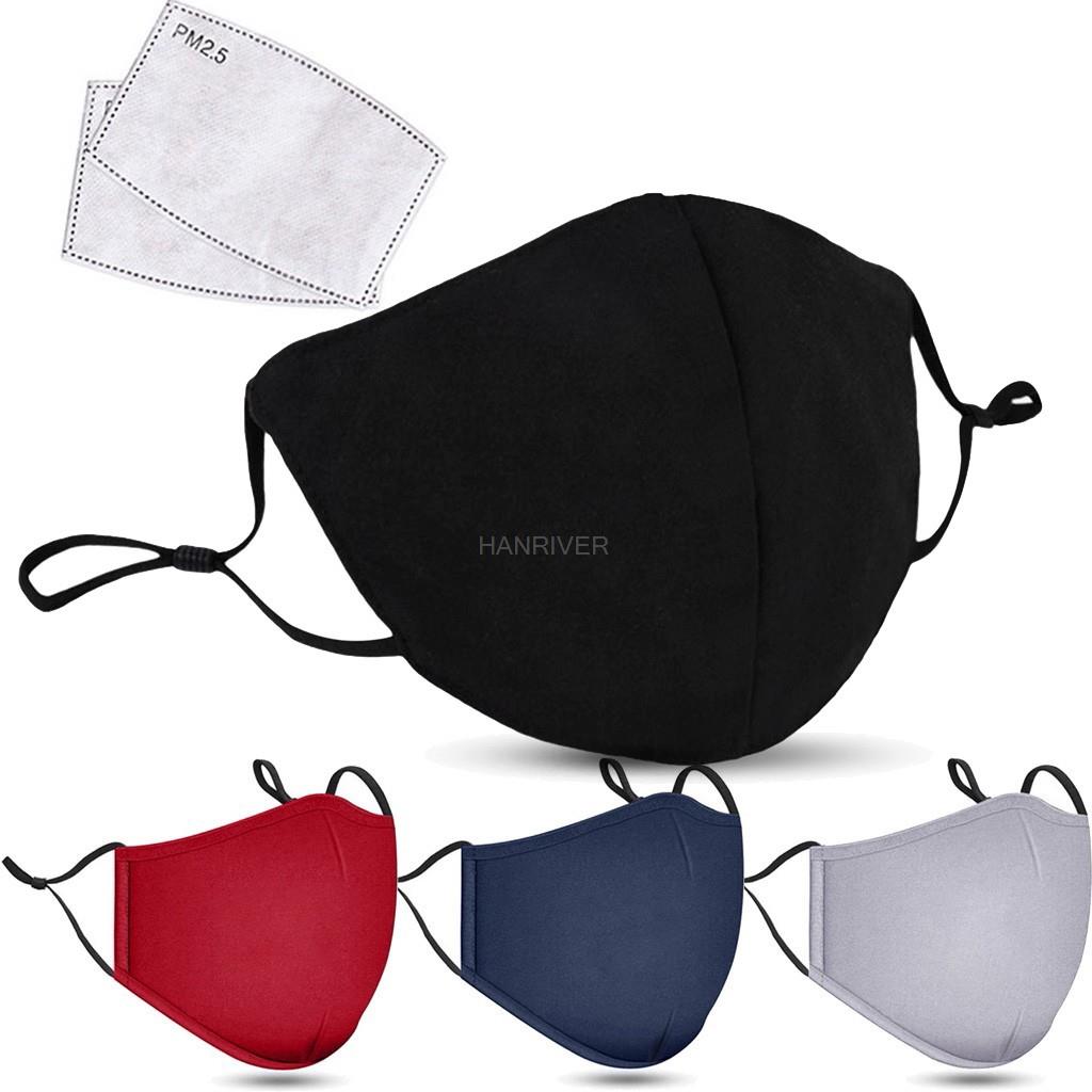 Cloth Face Mask Washable - Maschera per il viso in cotone