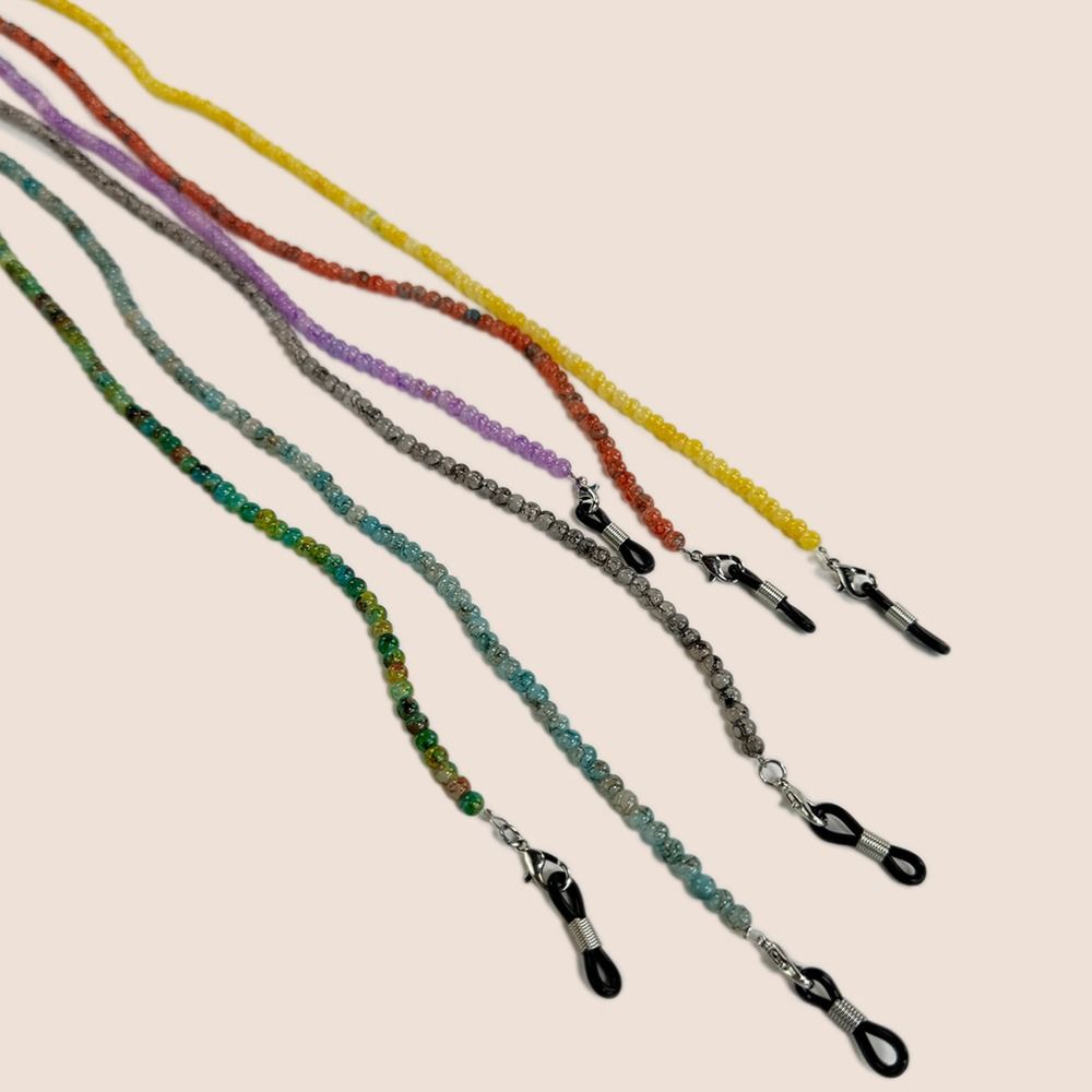 Mask Lanyard Adjustable - Catena per Occhiali in Vetro Colorato