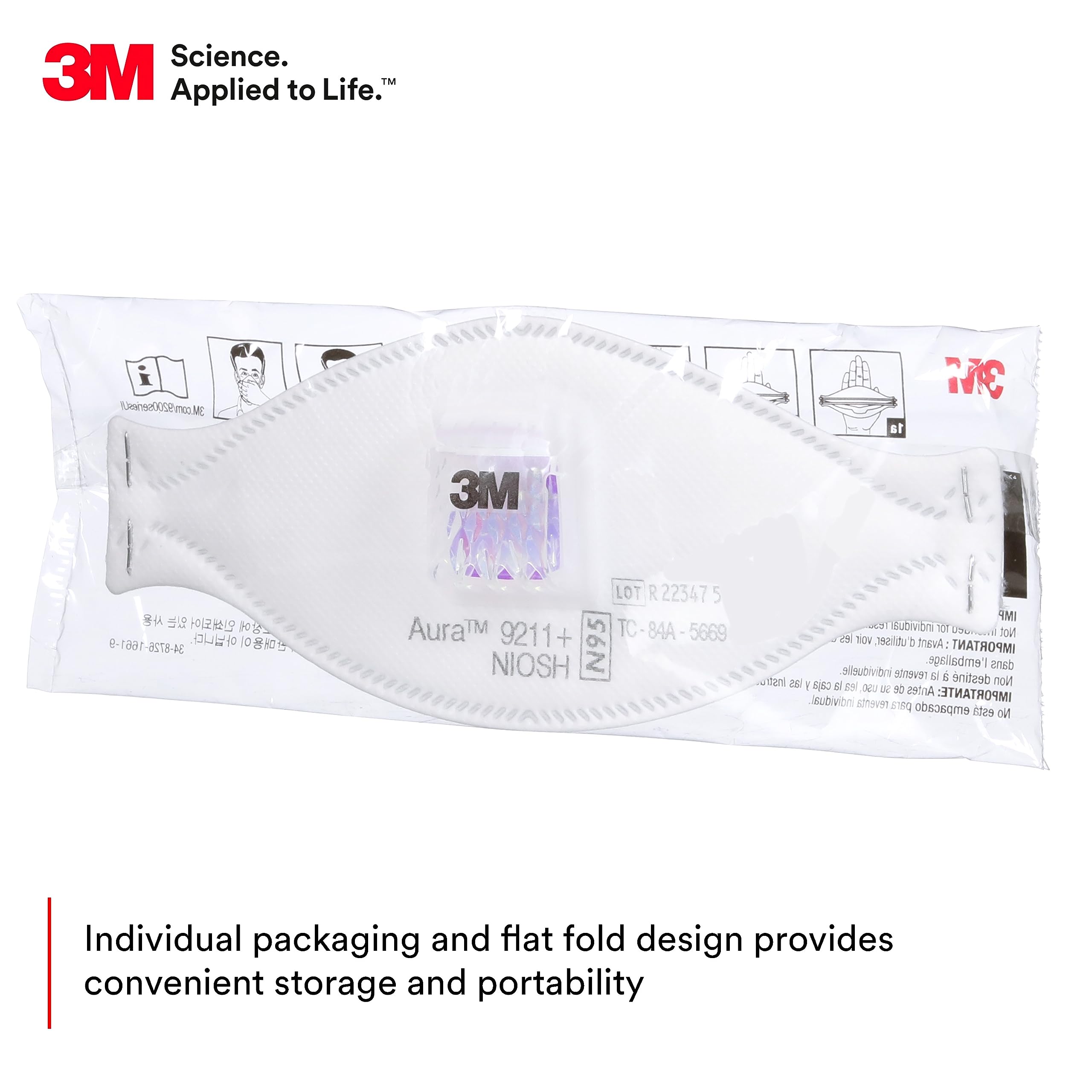 3M Aura 9211+ Respiratore per  - Kn95 Respirator Mask recensione e prezzo